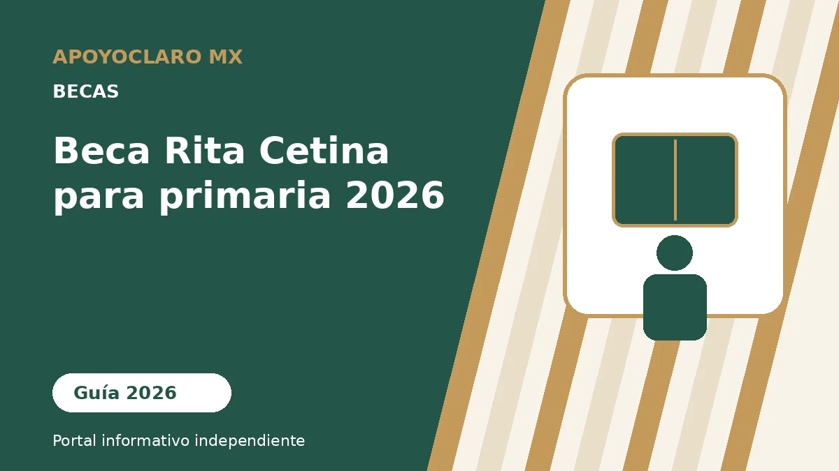 Beca Rita Cetina para primaria 2026