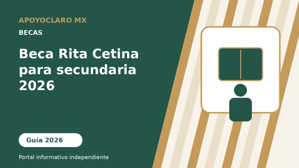 Beca Rita Cetina para secundaria 2026