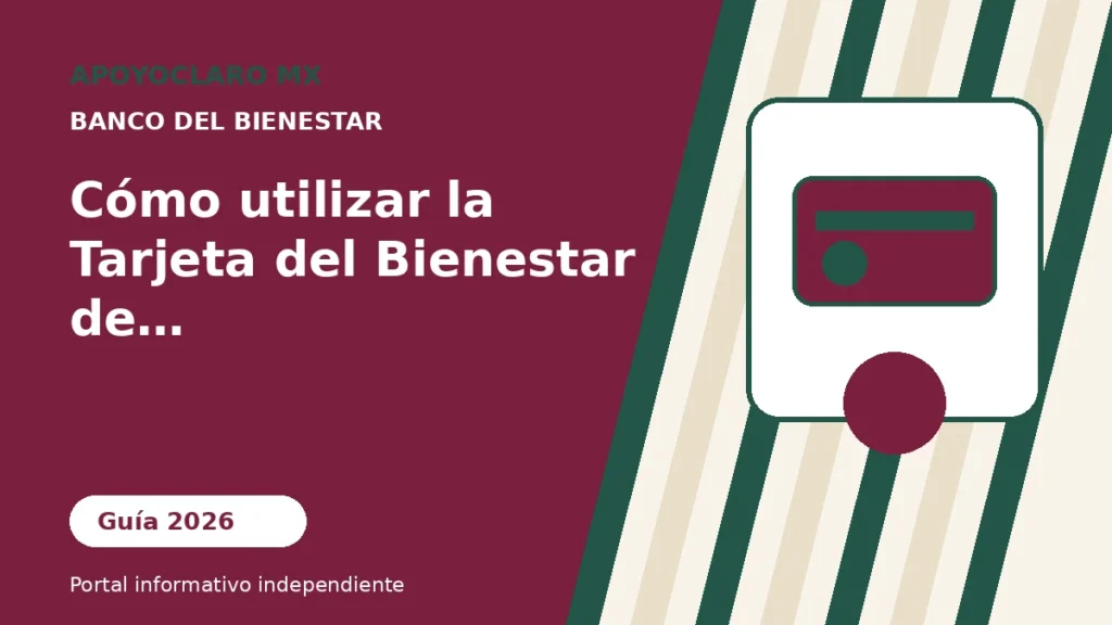 Cómo utilizar la Tarjeta del Bienestar de forma segura