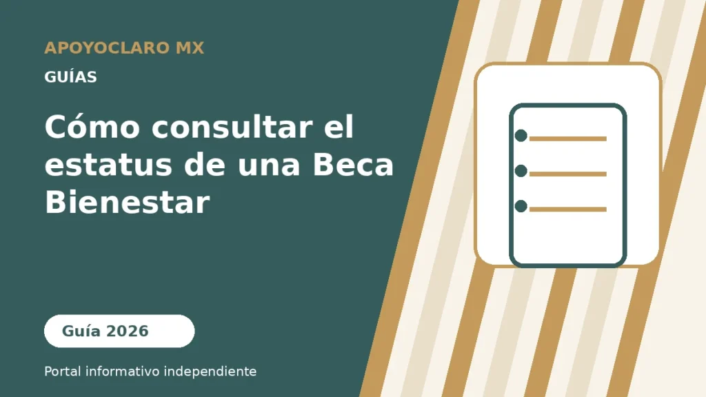 Cómo consultar el estatus de una Beca Bienestar