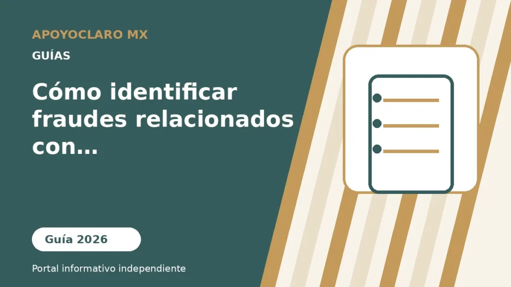 Cómo identificar fraudes relacionados con apoyos del Bienestar