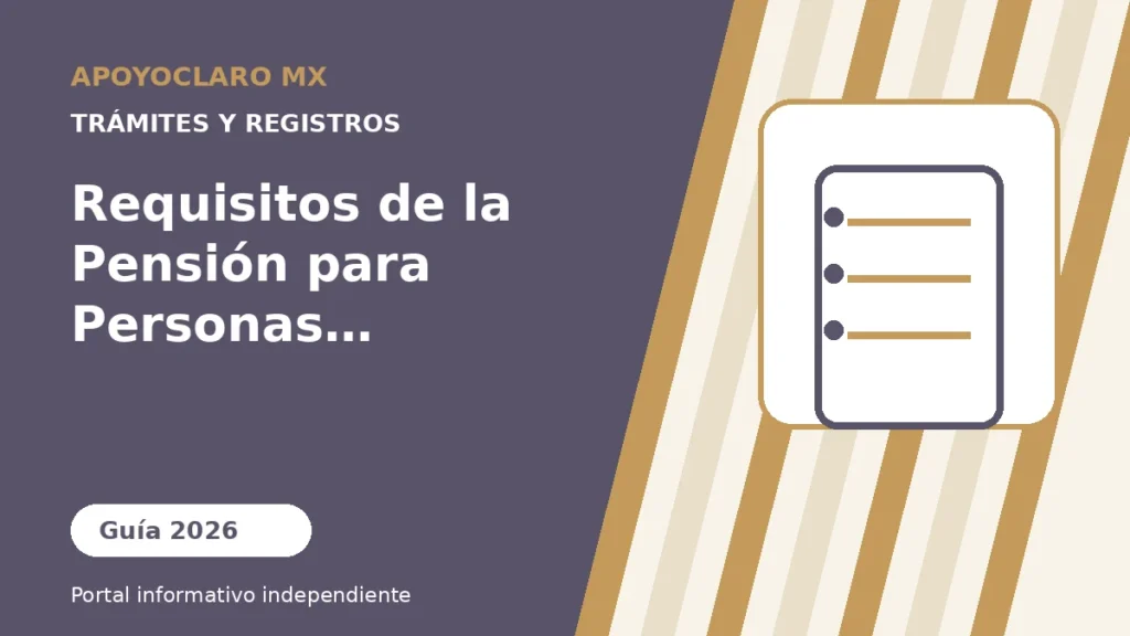 Requisitos de la Pensión para Personas con Discapacidad